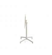 Stehtisch Versa, h&ouml;henverstellbar 74-102cm (H), &Oslash; 60cm (BxT), rund, beige / beige