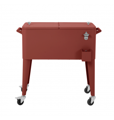 Kühlbox auf Rädern Icy 91371 Terrakotta