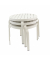 Beistelltisch Phil, 43cm (H), 50x43cm (ØxH) (BxT), rund, sand / sand