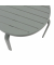 Beistelltisch Phil, 43cm (H), 50x43cm (ØxH) (BxT), rund, grau / grau/grün