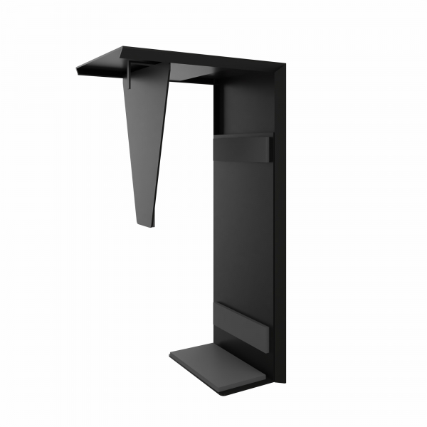 4003969136656 - PC Halter Thin-Client Breite verstellbar 30-100mm graphitschwarz 4003969136656 Soennecken