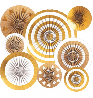 Partydeko-Set gold Partydeko-Set gold