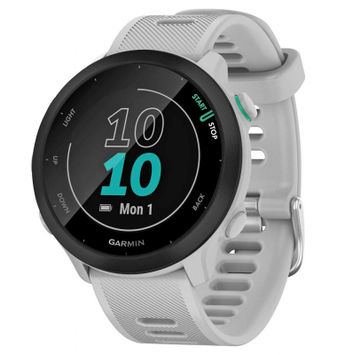 Forerunner 55 Smartwatch steinweiß, schwarz