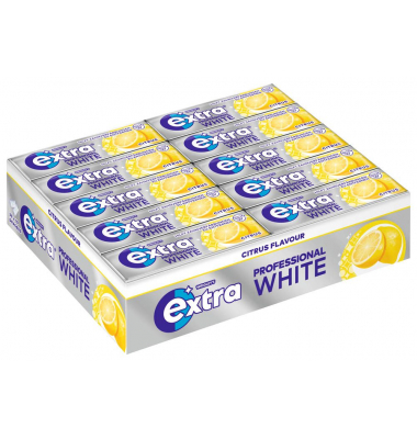 PROFESSIONAL WHITE CITRUS Kaugummis 30 Pack à