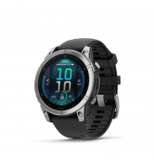 fēnix E 47 mm Smartwatch schwarz, silber