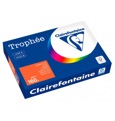 Kopierpapier Trophee 1765C orange A4 160g