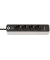Ecolor USB-C 4-fach Steckdosenleiste mit Schalter 1,5 m weiß mit USB-Buchse