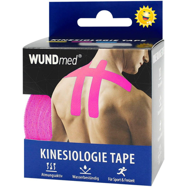4260206625353 - Kinesiologie Tape Sporttape zur Behandlung von Gelenk- und Muskelschmerzen pink 5 cm x 5 m 4260206625353 - Kinesiologie Tape Sporttape zur Behandlung von Gelenk- und Muskelschmerzen pink 5 cm x 5 m