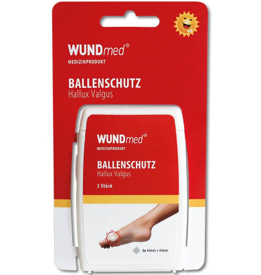 Blasenpflaster Ballenschutz Hallux Valgus transparent 4,3 x 4,3 cm