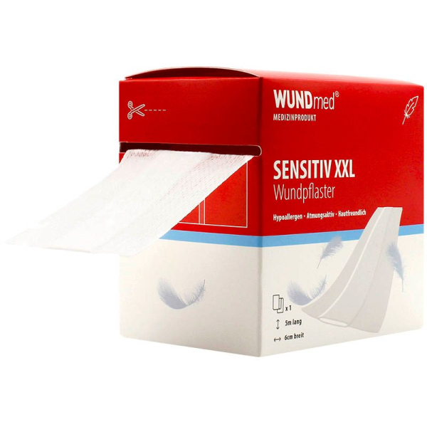 4260206629085 - Pflaster Sensitiv-Hypoallergen weiß 60 cm x 50 m 4260206629085 WUNDmed 4260206629085 - Pflaster Sensitiv-Hypoallergen weiß 60 cm x 50 m 4260206629085 WUNDmed