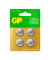 4 GP Knopfzellen CR2025 3,0 V
