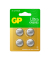 4 GP Knopfzellen CR2032 3,0 V