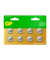 8 GP Knopfzellen CR2032 3,0 V