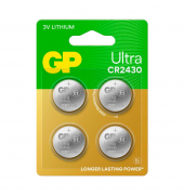 4 GP Knopfzellen CR2430 3,0 V