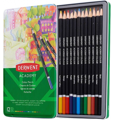 Academy Colour Buntstifte farbsortiert