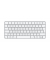 Magic Keyboard (2024) mit Touch ID Tastatur kabellos silber