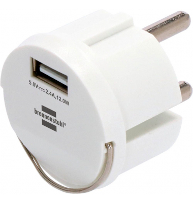 USB-A 12W Power Adapter Ladeadapter weiß, 12 Watt