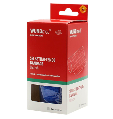 Selbsthaftende Bandagen blau 10,0 cm x 4,5 m Selbsthaftende Bandagen blau 10,0 cm x 4,5 m