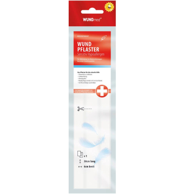 Pflaster Sensitiv-Hypoallergen weiß 6,0 cm x 0,5 m Pflaster Sensitiv-Hypoallergen weiß 6,0 cm x 0,5 m