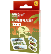 Pflaster Zoo bunt normal & klein 1,9 cm x normal 6,3 cm, klein 3,8 cm cm