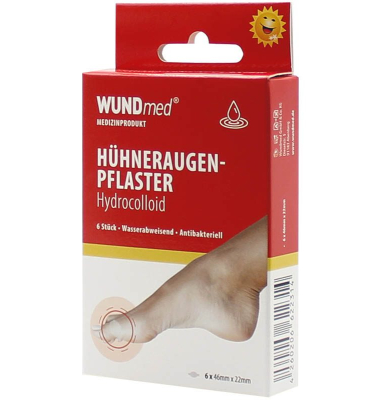 Hühneraugen-Pflaster transparent 2,2 x 4,6 cm Hühneraugen-Pflaster transparent 2,2 x 4,6 cm