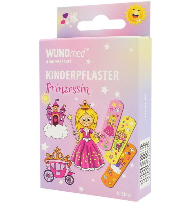 Pflaster Prinzessin bunt 1,9 x 6,3 cm
