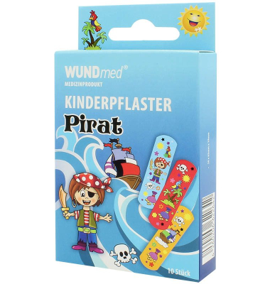 Pflaster Pirat bunt 1,9 x 6,3 cm