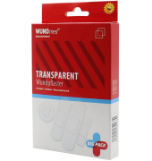 Pflaster Transparent weiß