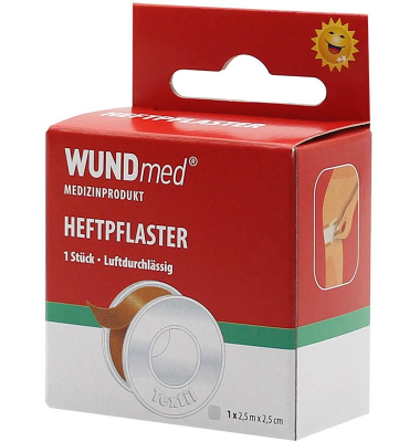 Heftpflaster beige 2,5 cm x 2,5 m