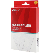 Pflaster Aluminium XL grau 7,5 x 7,5 cm