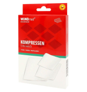 Mull-Kompressen weiß klein 5,0 cm, normal 7,5 cm, groß 10,0 cm cm