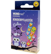 Pflaster Eulen bunt 1,9 x 6,3 cm