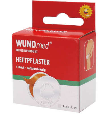 Heftpflaster beige 2,5 cm x 5,0 m Heftpflaster beige 2,5 cm x 5,0 m