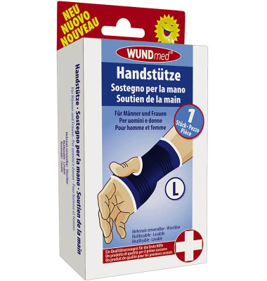 Handgelenkbandage Handstütze, Gr. L blau Handgelenkbandage Handstütze, Gr. L blau
