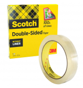 doppelseitiger Klebefilm transparent 19,0 mm x 33,0 m 1 Rolle