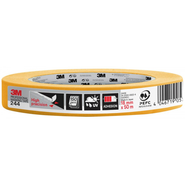 4046719057061 - 244 Malerband orange 180 mm x 500 m 1 Rolle 4046719057061 3M 4046719057061 - 244 Malerband orange 180 mm x 500 m 1 Rolle 4046719057061 3M
