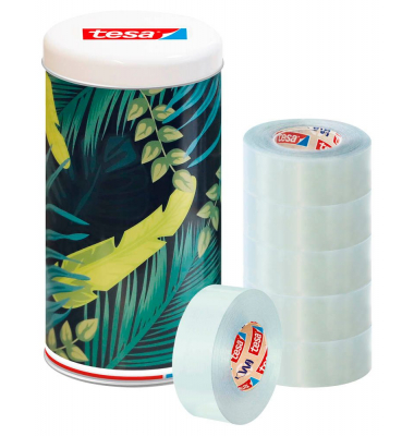tesafilm ECO & CRYSTAL Dose Klebefilm transparent 19,0 mm x 33,0 m 6 Rolle