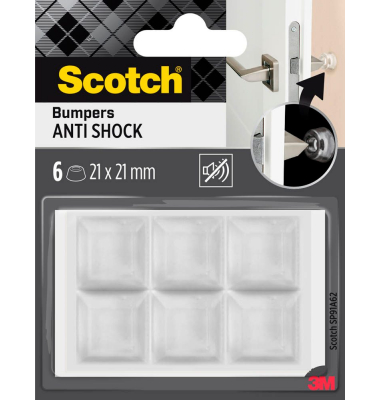 6 Scotch SP91A62 quadratisch Elastikpuffer