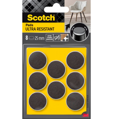 ULTRA RESISTANT Filzgleiter Kunststoff Ø 2,5 cm