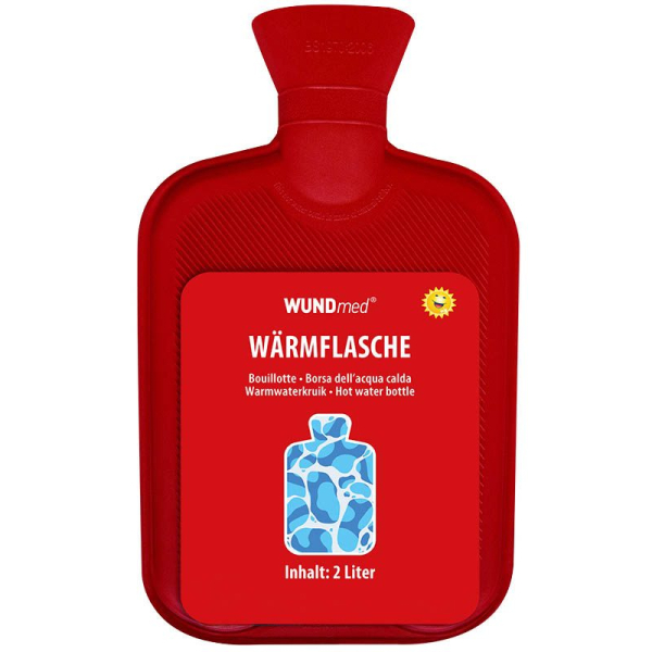 4260206624172 - 2 Liter Wärmflasche rot 4260206624172 WUNDmed 4260206624172 - 2 Liter Wärmflasche rot 4260206624172 WUNDmed