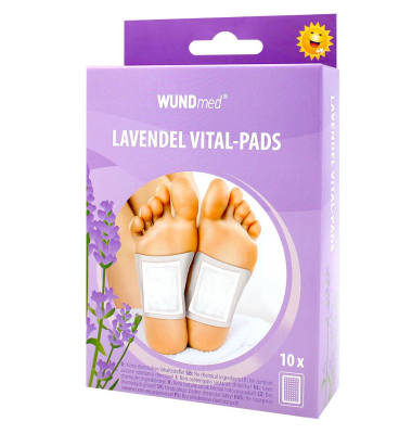 Bambuspflaster Lavendel Vital-Pads weiß 6,0 x 8,0 cm