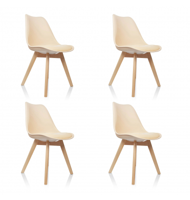 Besucherstuhl Scandi 661012 4St