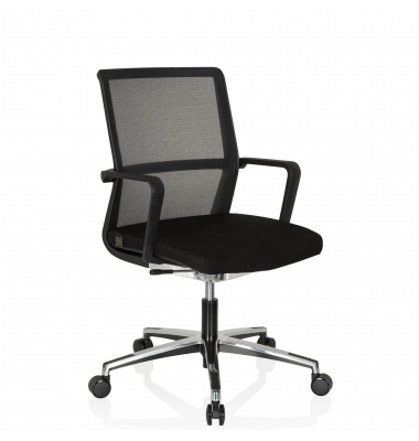Bürodrehstuhl MOVE-TEC NET 3D, schwarz, mit Armlehnen, bis 120kg