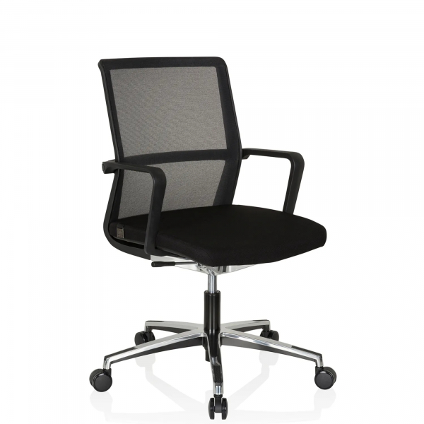 4251084668181 - Bürodrehstuhl MOVE-TEC NET 3D schwarz mit Armlehnen bis 120kg 4251084668181 HJH Office GmbH