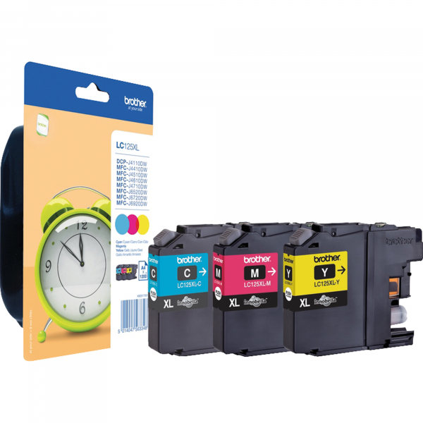 5014047563348 - LC125XL Rainbow Pack - mit hoher Kapazität - Gelb Cyan Magenta - original - Tintenpatrone