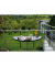 Beistelltisch Butler Balkonh&auml;ngetisch, 8cm (H), 100x50cm (BxT), halbrund, anthrazit / anthrazit