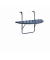 Beistelltisch Butler 36501550, 8cm (H), 100x50cm (BxT), halbrund, anthrazit / anthrazit