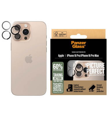 PICTUREPERFECT Kamera-Schutzglas für Apple iPhone 16 Pro, iPhone 16 Pro Max