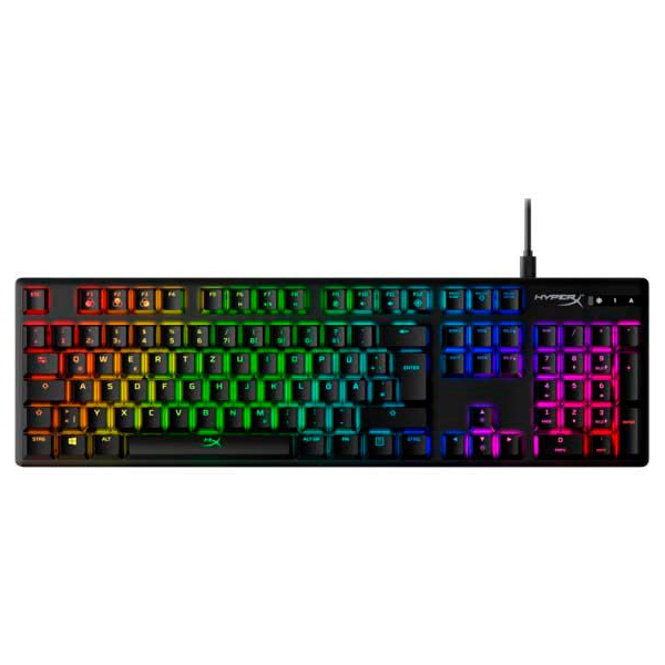 0196188486900 - HyperX Alloy Origins Mechanical Kabelgebunden Gaming-Tastatur Abnehmbares Kabel Beleuchtet Switch Red Deutsch QWERTZ Schwarz 0196188486900 - HyperX Alloy Origins Mechanical Kabelgebunden Gaming-Tastatur Abnehmbares Kabel Beleuchtet Switch Red Deutsch QWERTZ Schwarz