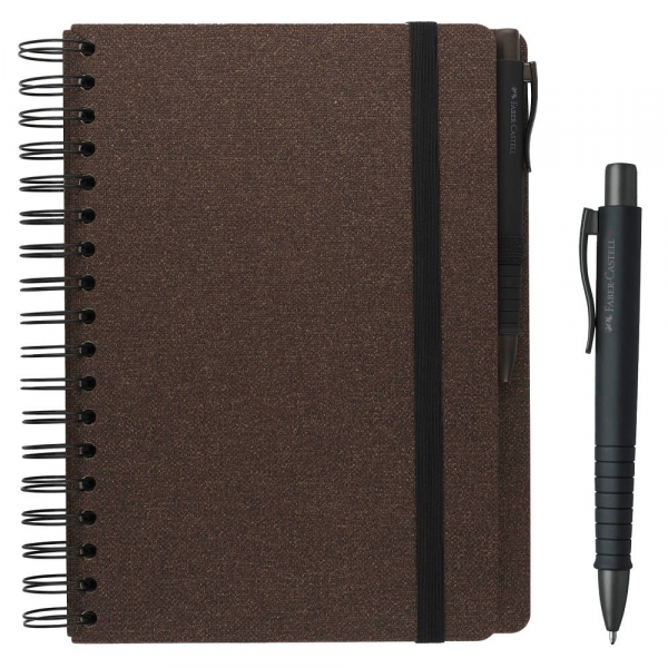 4005402015535 - Notizbuch 201553 espresso A5 blanko 100g 90 Blatt 180 Seiten 4005402015535 Faber-Castell 4005402015535 - Notizbuch 201553 espresso A5 blanko 100g 90 Blatt 180 Seiten 4005402015535 Faber-Castell